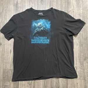 Men’s Short Sleeve T-shirt 2XL Black Call of Duty Modern Warfare